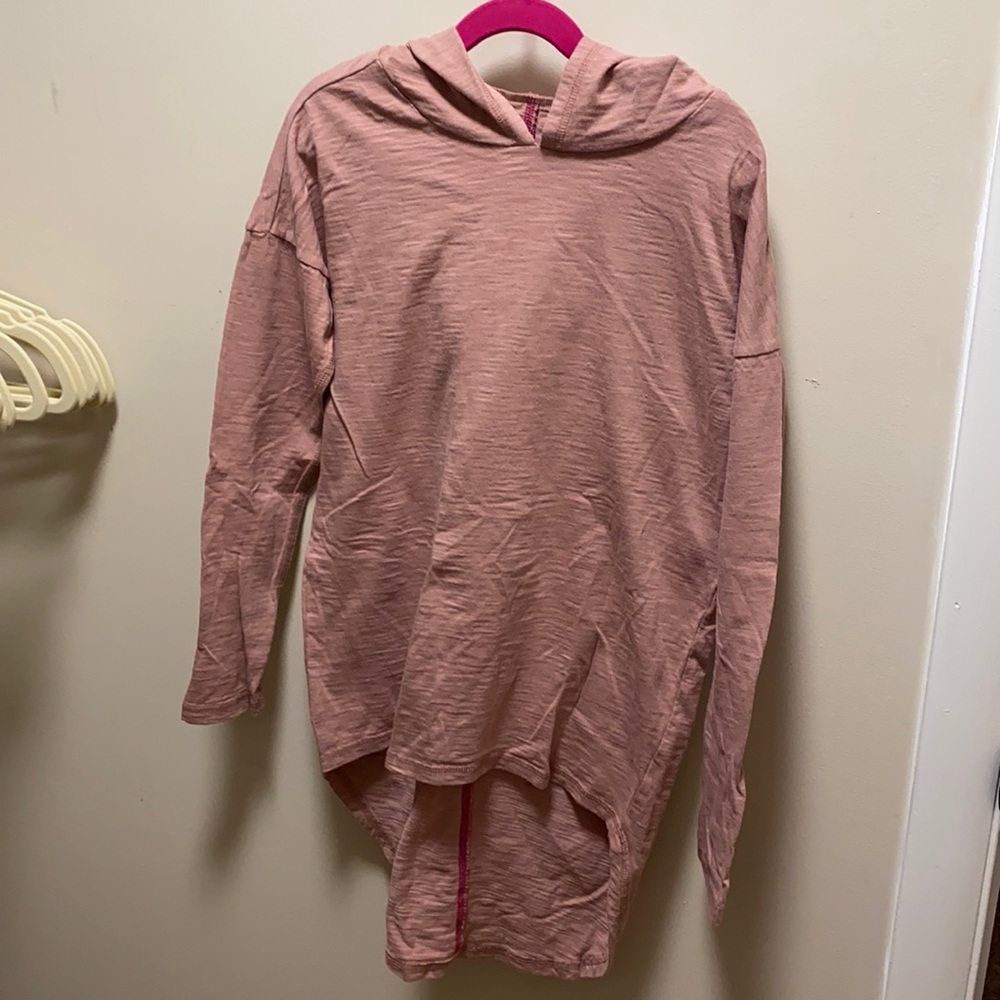 Tea Collection Pink Hooded Tunic Size 10